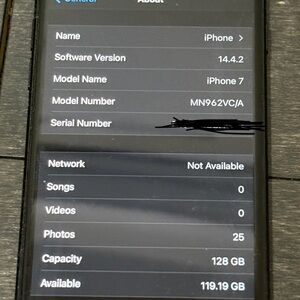 Apple Smartphone with Black Finish